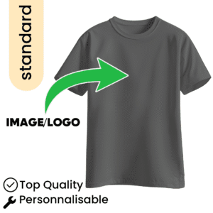 T-shirt Noir Standard Personnalisables